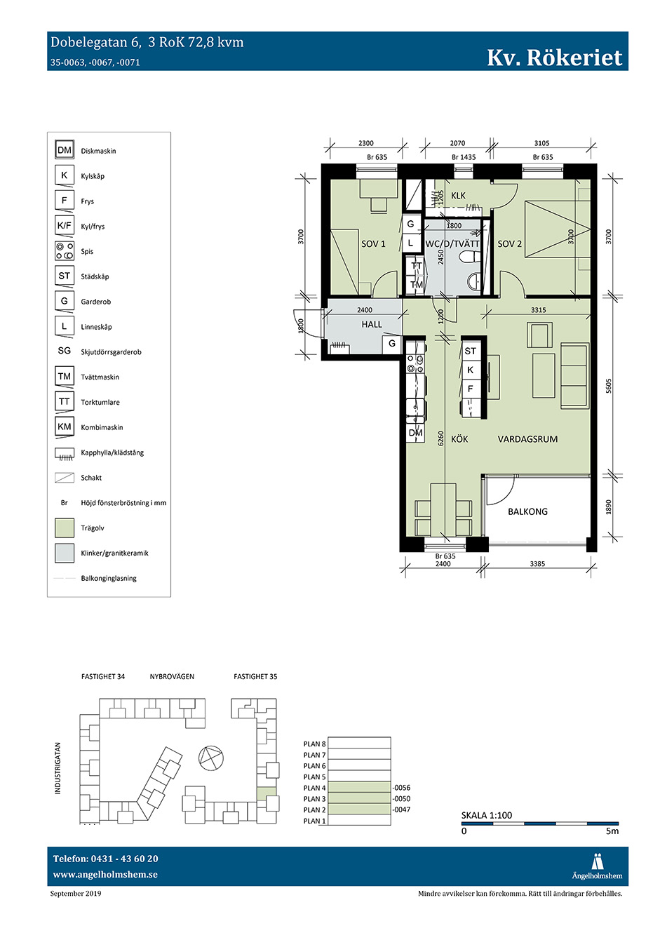 Dobelegatan 6, 262 66, Ängelholm 3