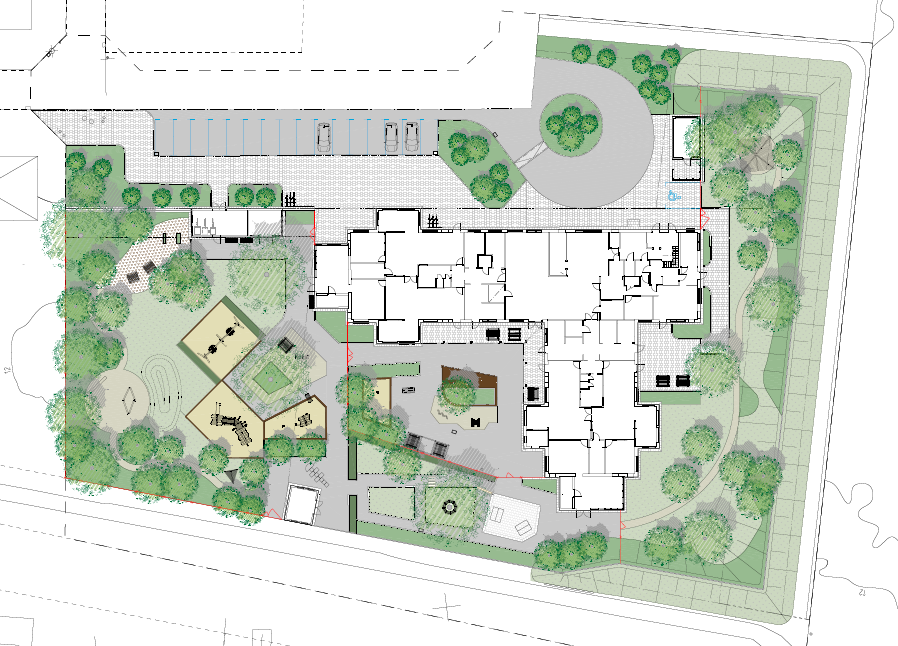 Markskiss Klockargårdens förskola